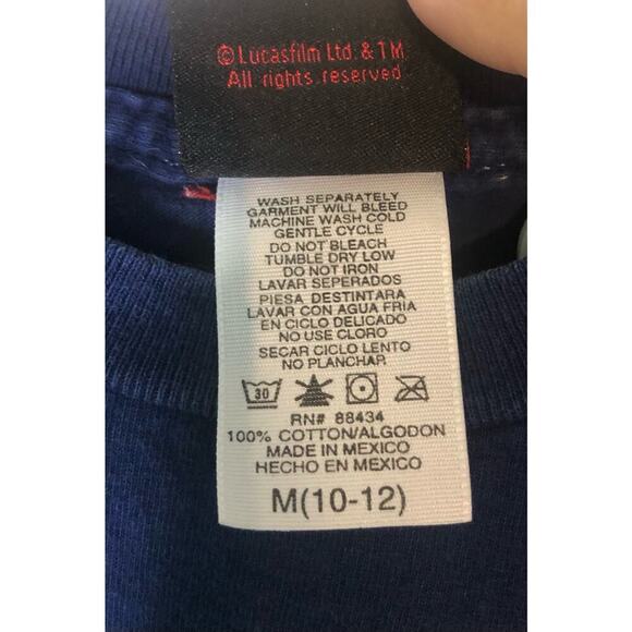 VTG Star Wars Shirt Episode 1 Naboo Fighter Phantom Menace Kids Medium (10/12) - Picture 3 of 6